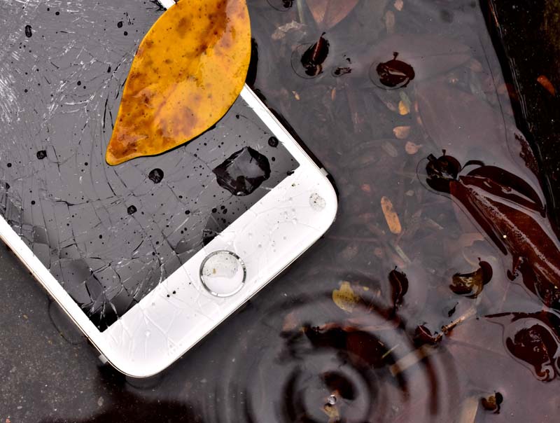Phone with water damage